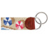 Smathers & Branson Small Leather Goods Beach House Aerial Scene Key Fob