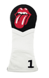 Smathers & Branson Small Leather Goods BLACK Rolling Stones Needlepoint Headcover