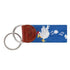 Smathers & Branson Small Leather Goods BLUE Ham and Egging Key Fob