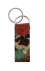 Smathers & Branson Small Leather Goods Camo Needlepoint Key Fob