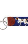 Smathers & Branson Small Leather Goods CLASSIC NAVY Pointer Key Fob (Classic Navy)