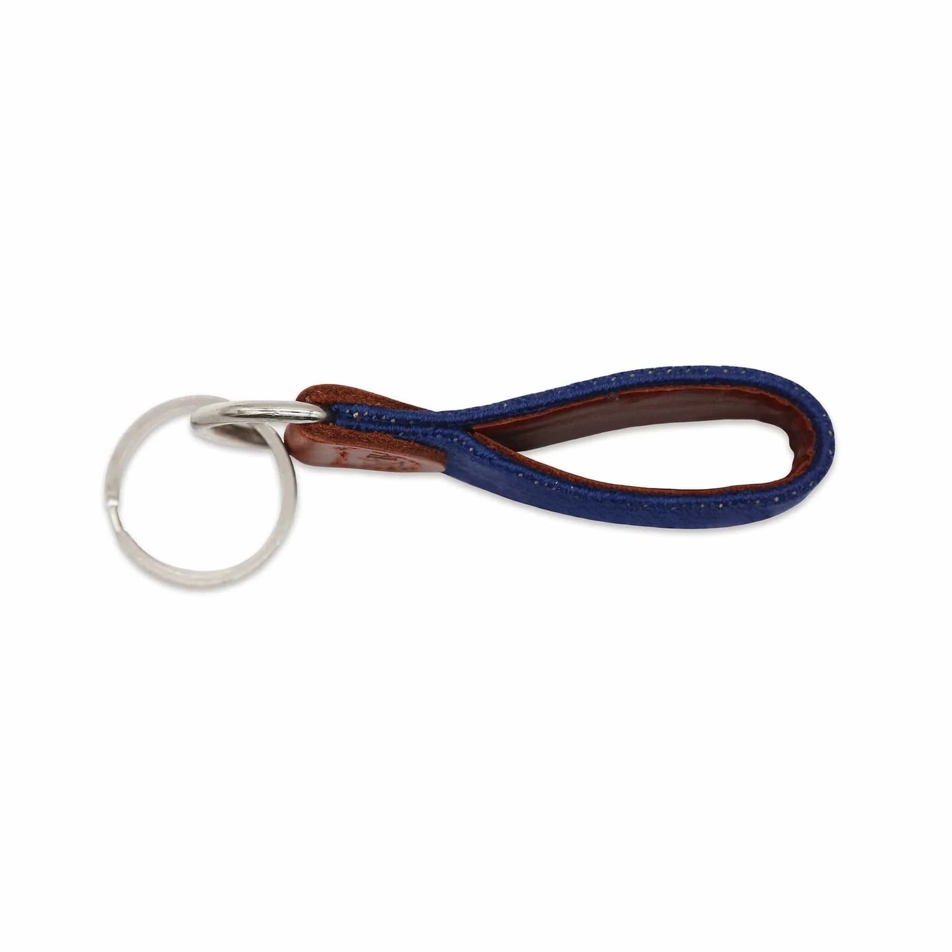Smathers & Branson Small Leather Goods Clemson Key Fob (Purple)