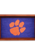 Smathers & Branson Small Leather Goods Clemson Valet Tray