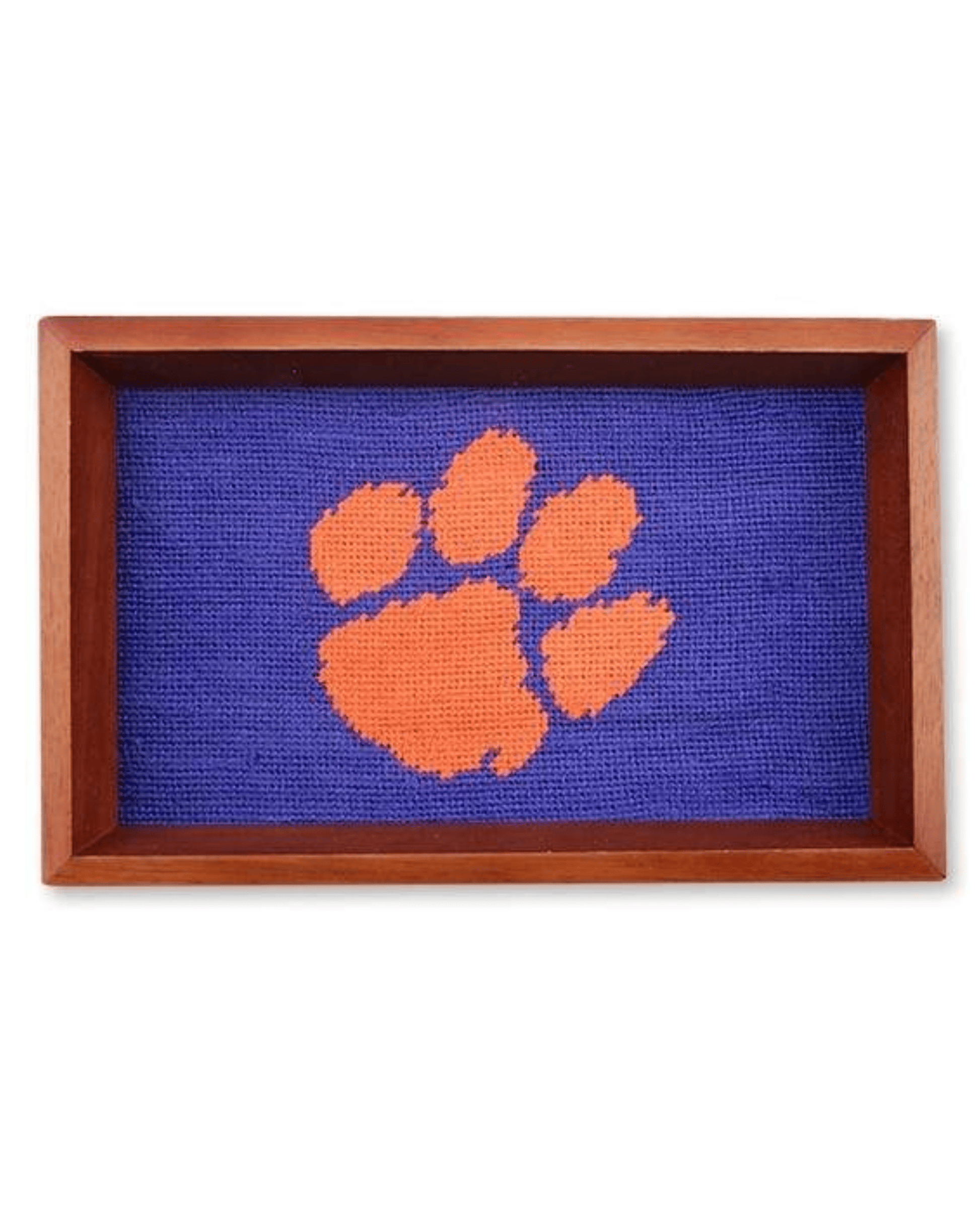 Smathers & Branson Small Leather Goods Clemson Valet Tray