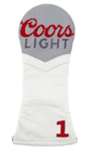 Smathers & Branson Small Leather Goods Coors Light Needlepoint Driver Cover