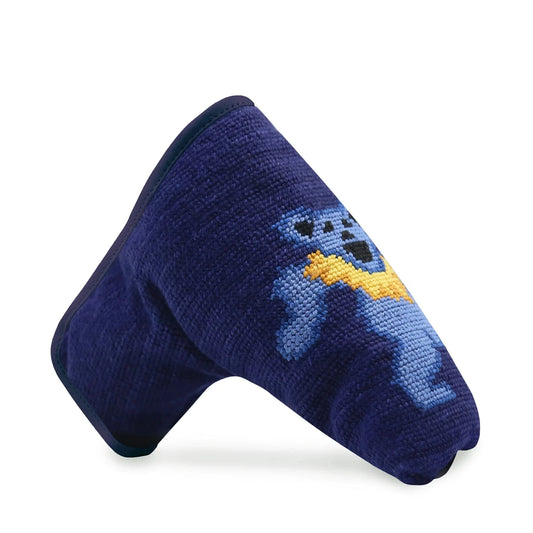 Smathers & Branson Small Leather Goods Dancing Bear Putter Headcover (Dark Navy)