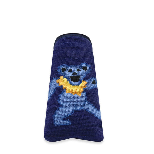 Smathers & Branson Small Leather Goods Dancing Bear Putter Headcover (Dark Navy)