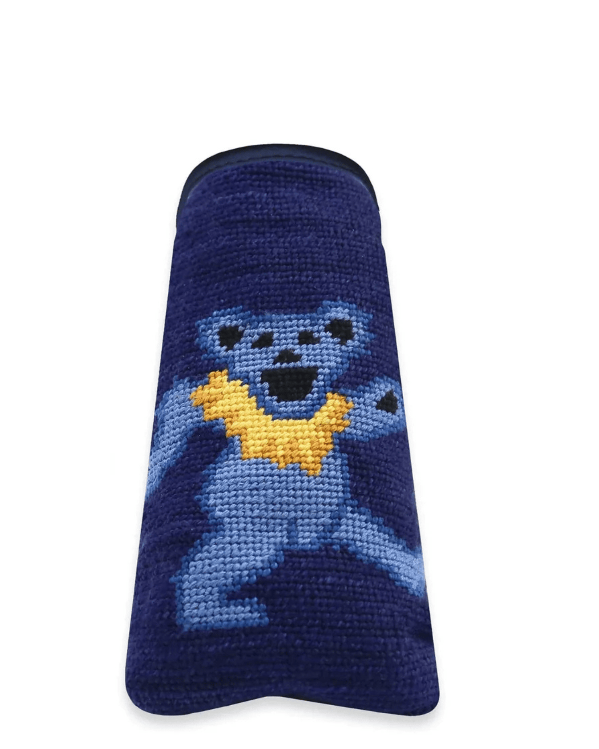 Smathers & Branson Small Leather Goods DARK NAVY Dancing Bear Putter Headcover (Dark Navy)