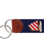 Smathers & Branson Small Leather Goods DARK NAVY Rainbow Fleet Key Fob