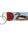 Smathers & Branson Small Leather Goods Duck Decoys Key Fob