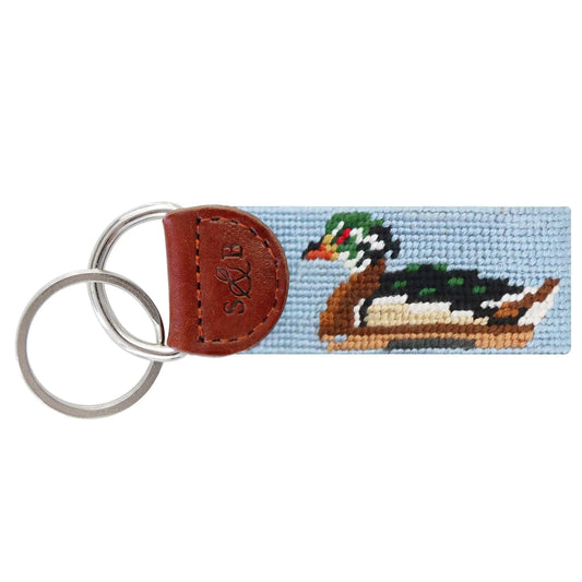 Smathers & Branson Small Leather Goods Duck Decoys Key Fob