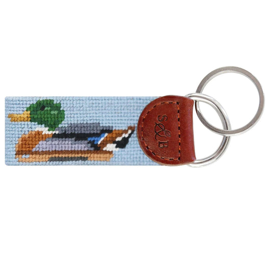 Smathers & Branson Small Leather Goods Duck Decoys Key Fob
