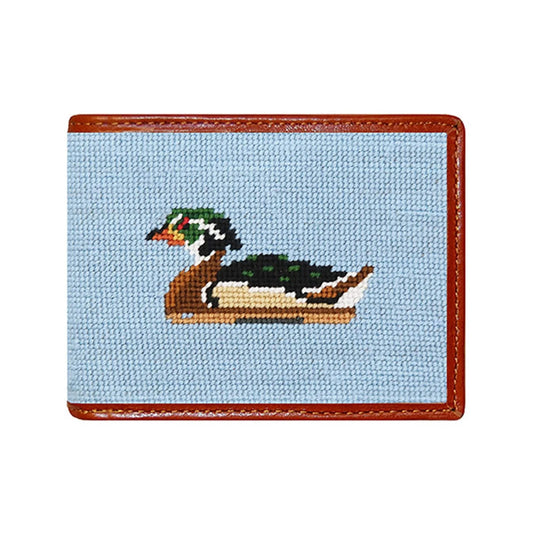 Smathers & Branson Small Leather Goods Duck Decoys Wallet (Antique Blue)