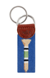Smathers & Branson Small Leather Goods Golf Tee Pattern Key Fob