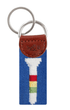 Smathers & Branson Small Leather Goods Golf Tee Pattern Key Fob