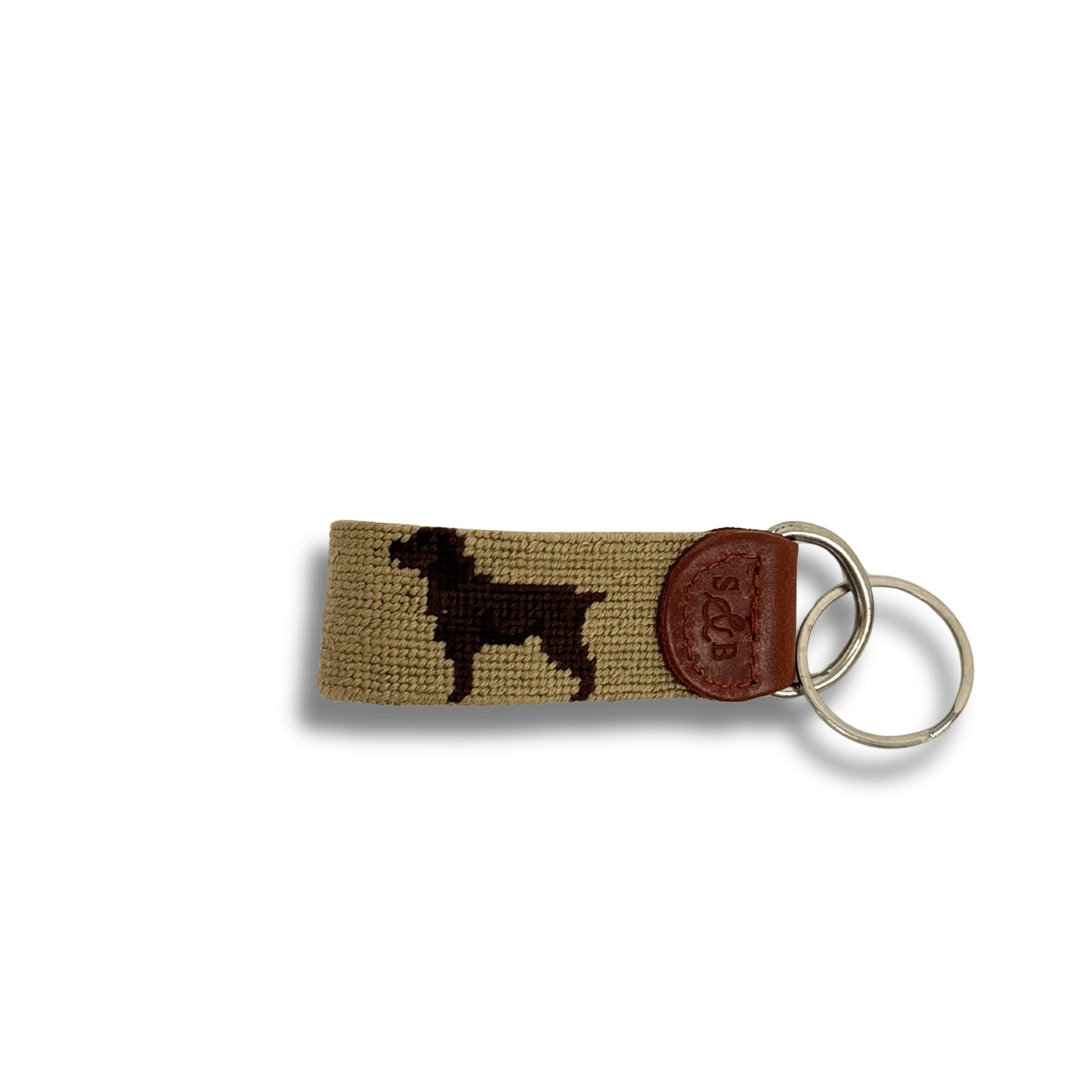 Smathers & Branson Small Leather Goods KHAKI Boykin Fob