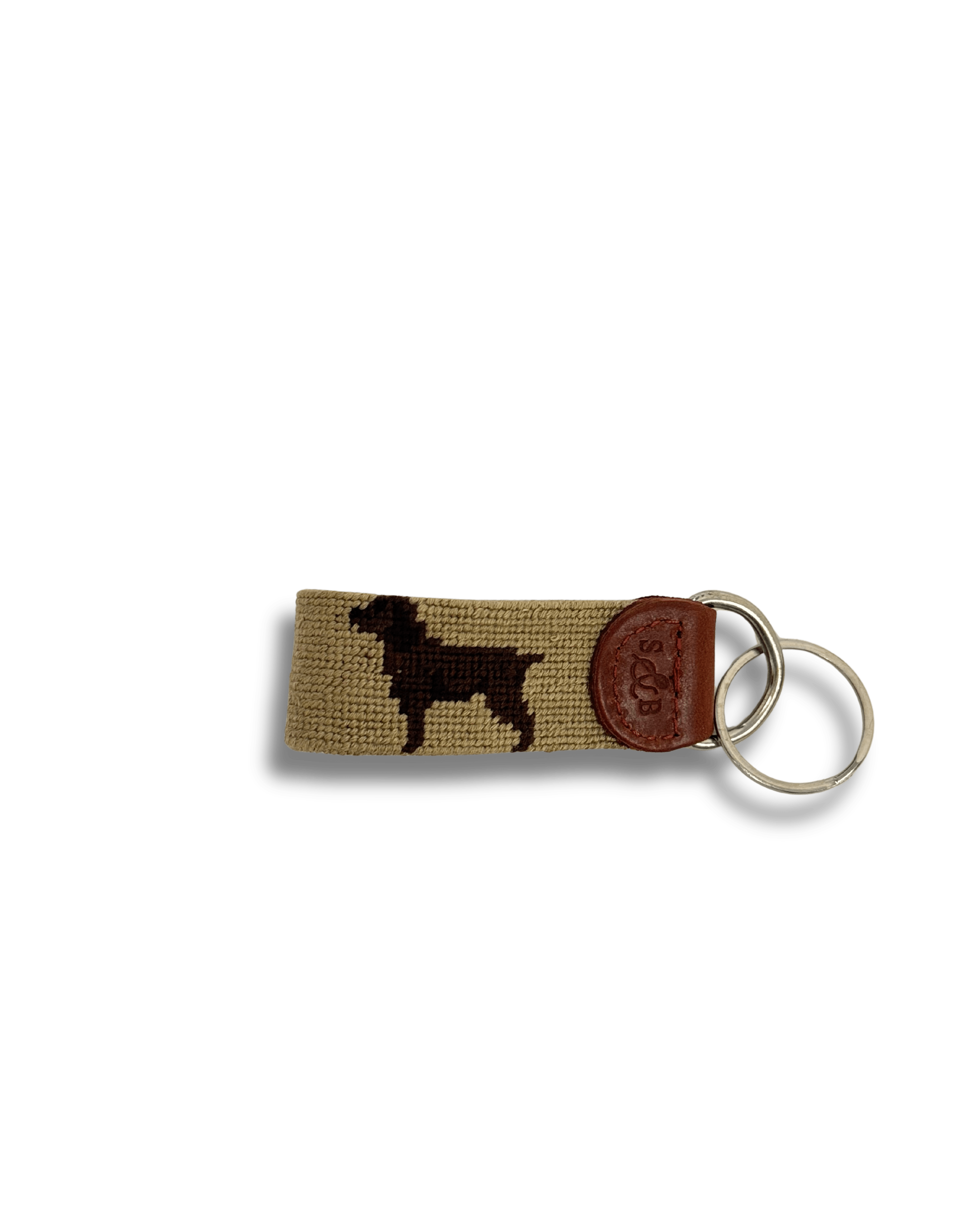 Smathers & Branson Small Leather Goods KHAKI Boykin Fob