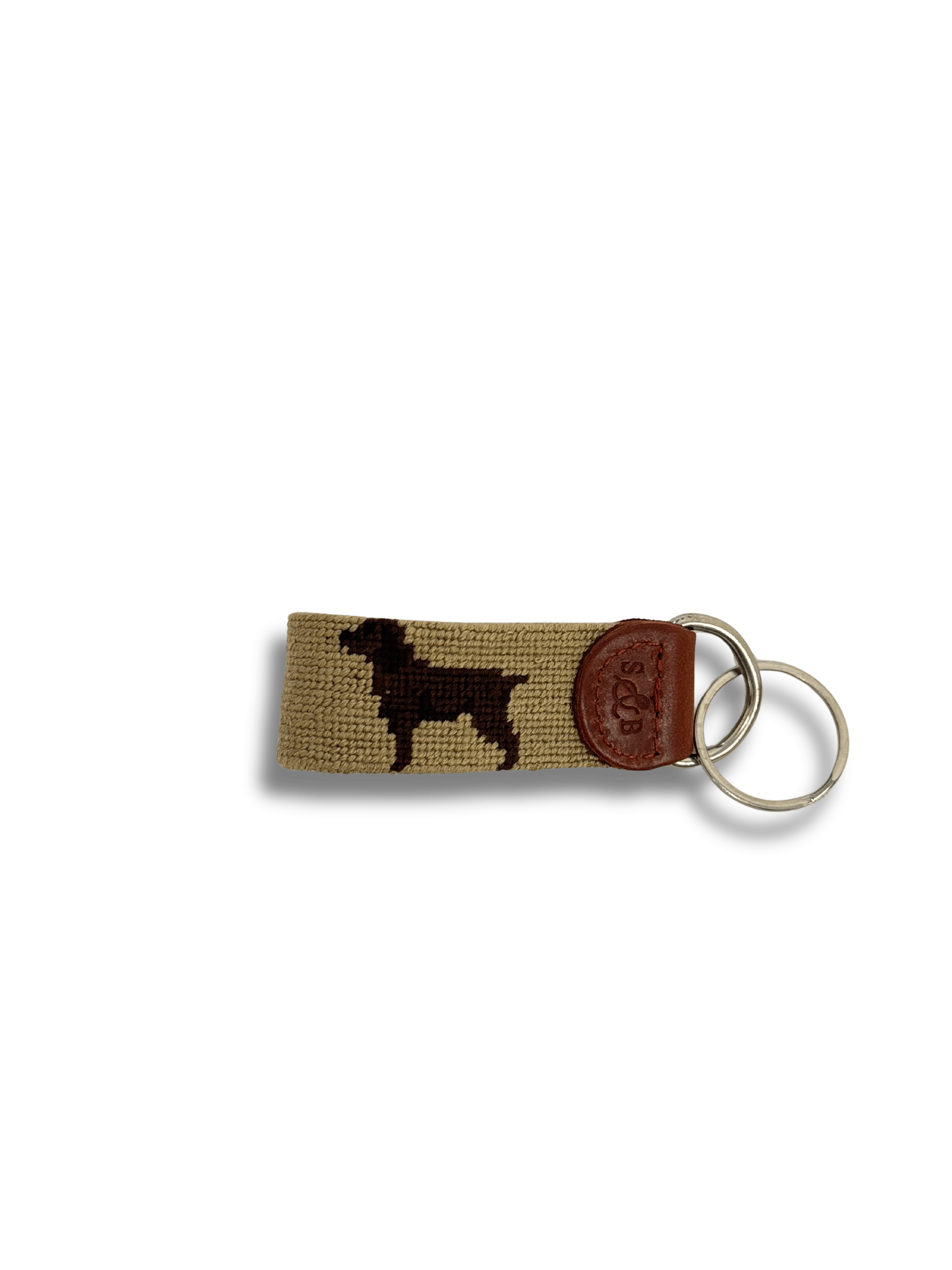 Smathers & Branson Small Leather Goods KHAKI Boykin Fob