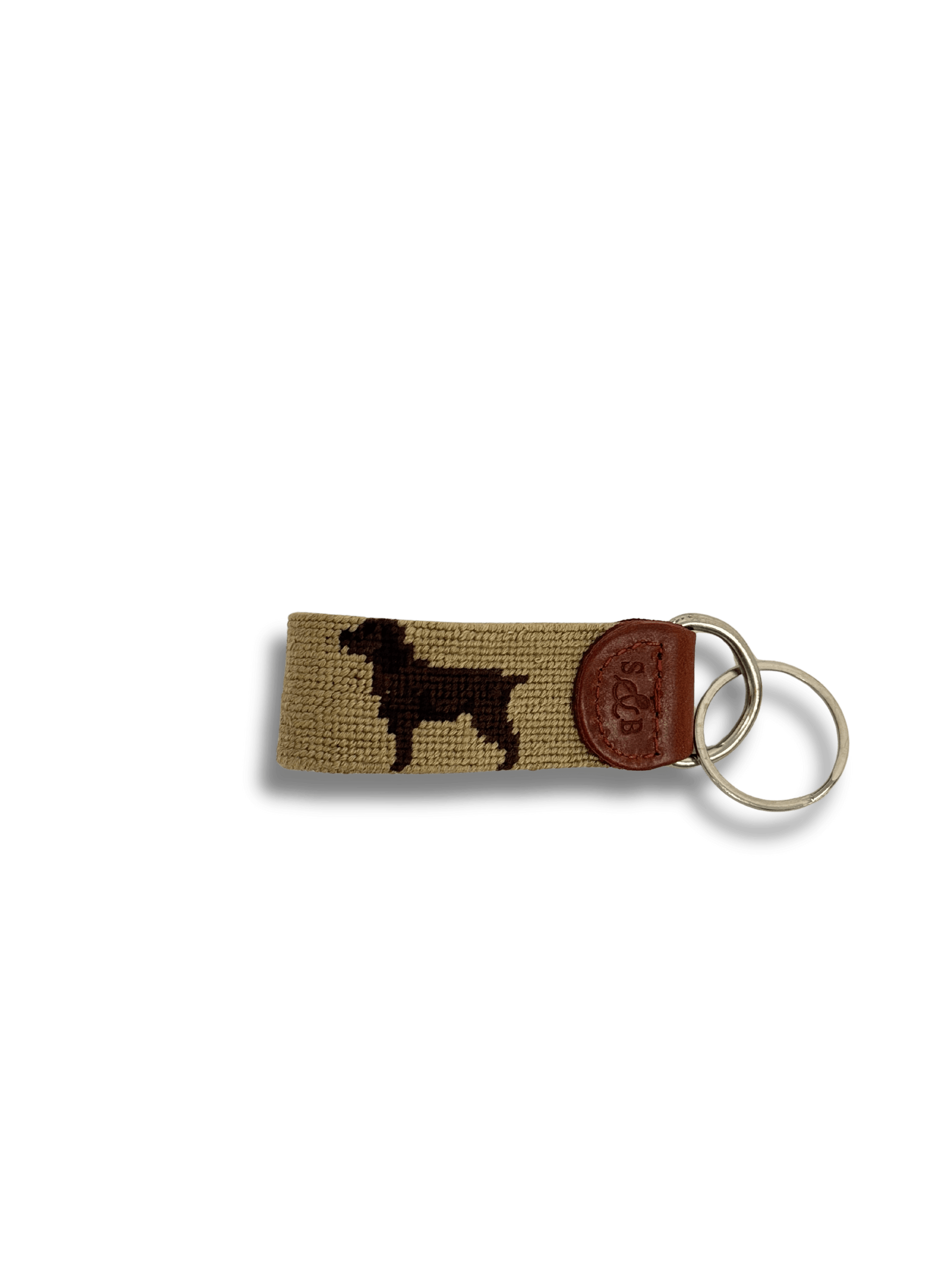 Smathers & Branson Small Leather Goods KHAKI Boykin Fob