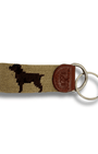 Smathers & Branson Small Leather Goods KHAKI Boykin Fob