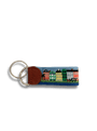 Smathers & Branson Small Leather Goods MULTI Charleston Scene Key Fob