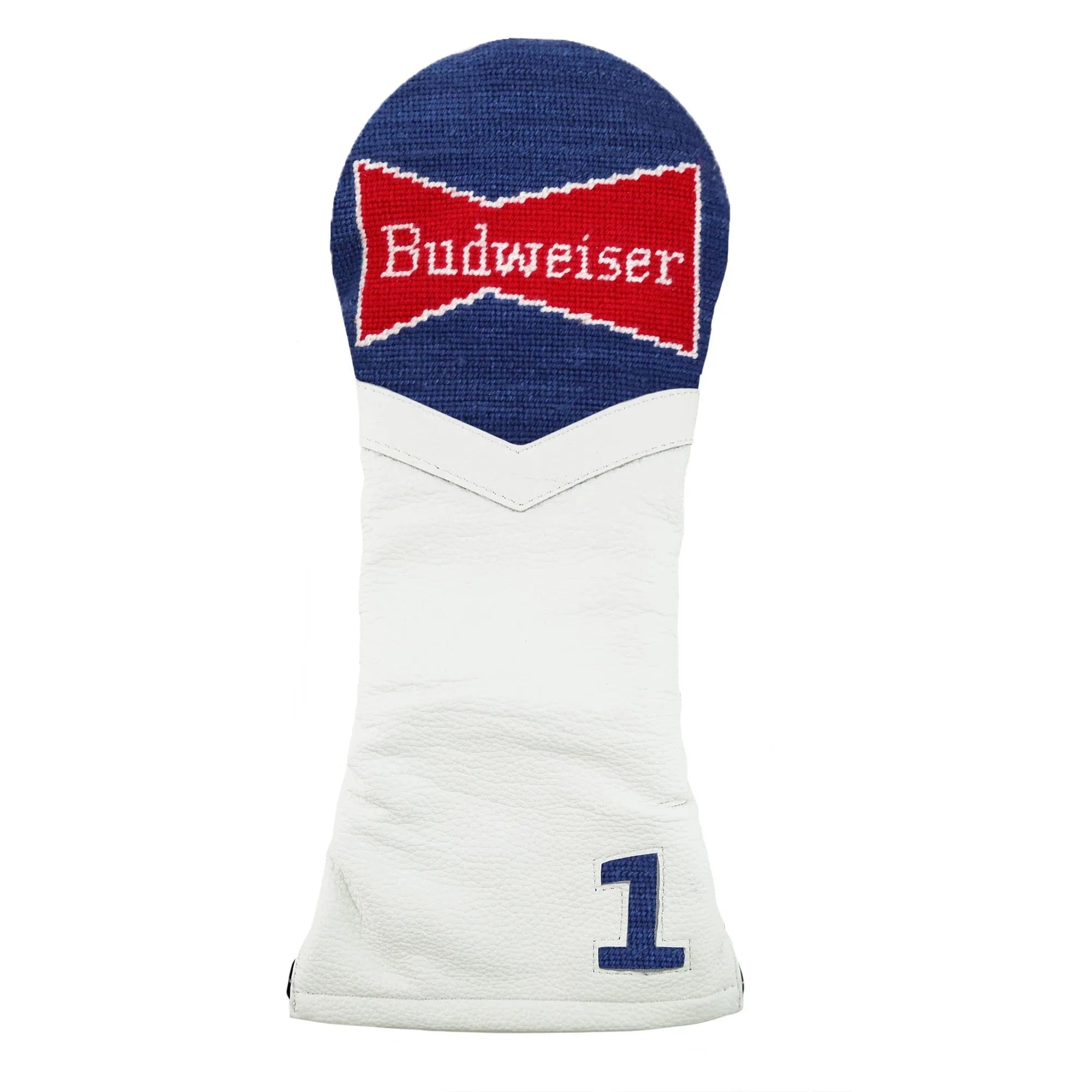 Smathers & Branson Small Leather Goods NAVY Budweiser Vintage Bowtie Driver Headcover