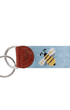 Smathers & Branson Small Leather Goods NONE Bee Needlepoint Key Fob