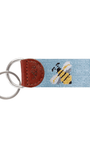 Smathers & Branson Small Leather Goods NONE Bee Needlepoint Key Fob