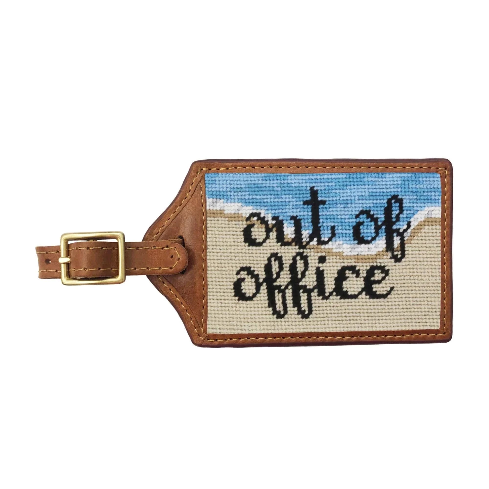 Smathers & Branson Small Leather Goods Out of Office Luggage Tag
