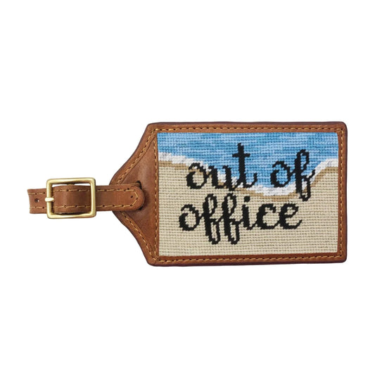 Smathers & Branson Small Leather Goods Out of Office Luggage Tag