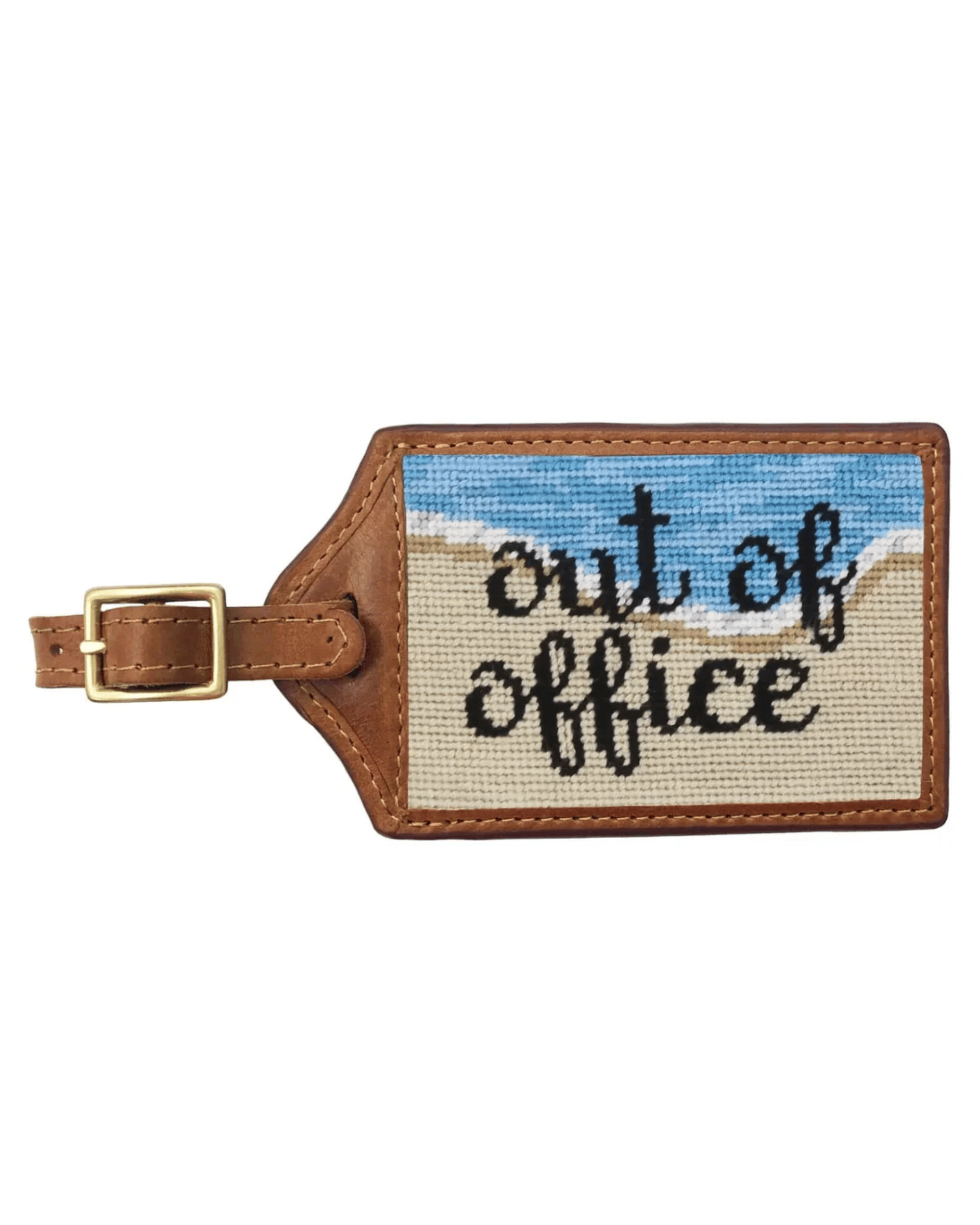 Smathers & Branson Small Leather Goods Out of Office Luggage Tag