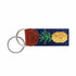 Smathers & Branson Small Leather Goods Pineapple Key Fob (Dark Navy)