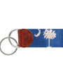 Smathers & Branson Small Leather Goods SC Flag Key Fob (Blueberry)