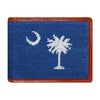 Smathers & Branson Small Leather Goods South Carolina Flag Needlepoint Bi-Fold Wallet