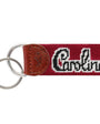 Smathers & Branson Small Leather Goods South Carolina Script Key Fob (Garnet)