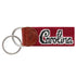 Smathers & Branson Small Leather Goods South Carolina Script Key Fob (Garnet)