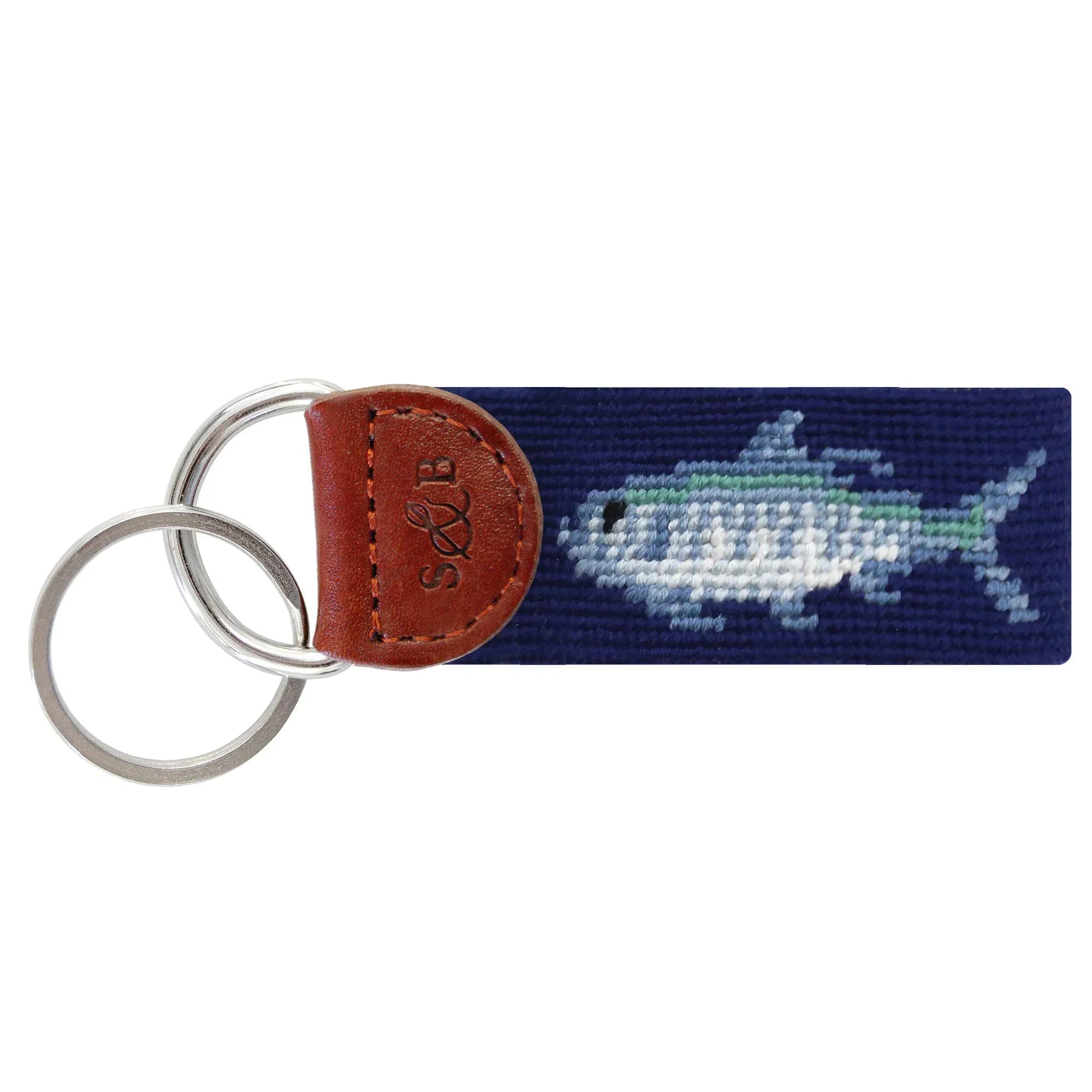 Smathers & Branson Small Leather Goods Tarpon Key Fob