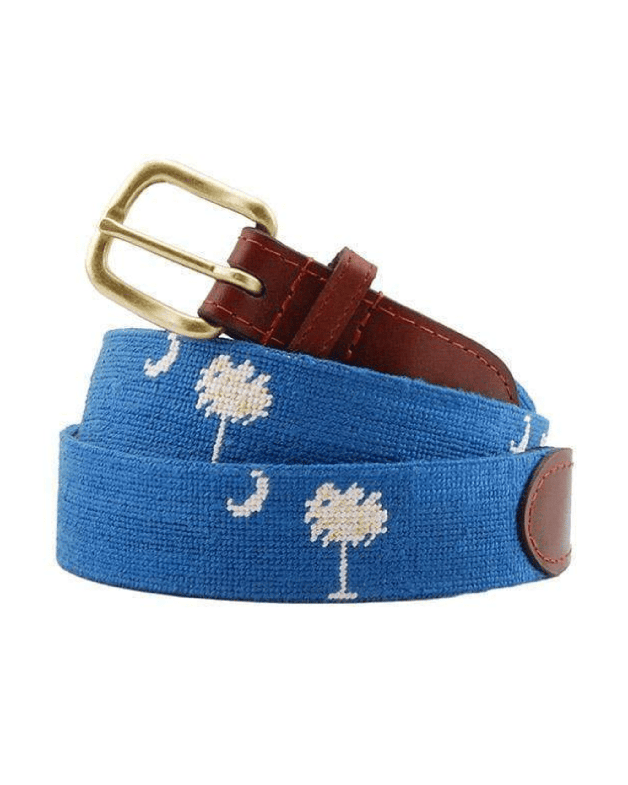 Smathers & Branson South Carolina Flag Needlepoint Belt