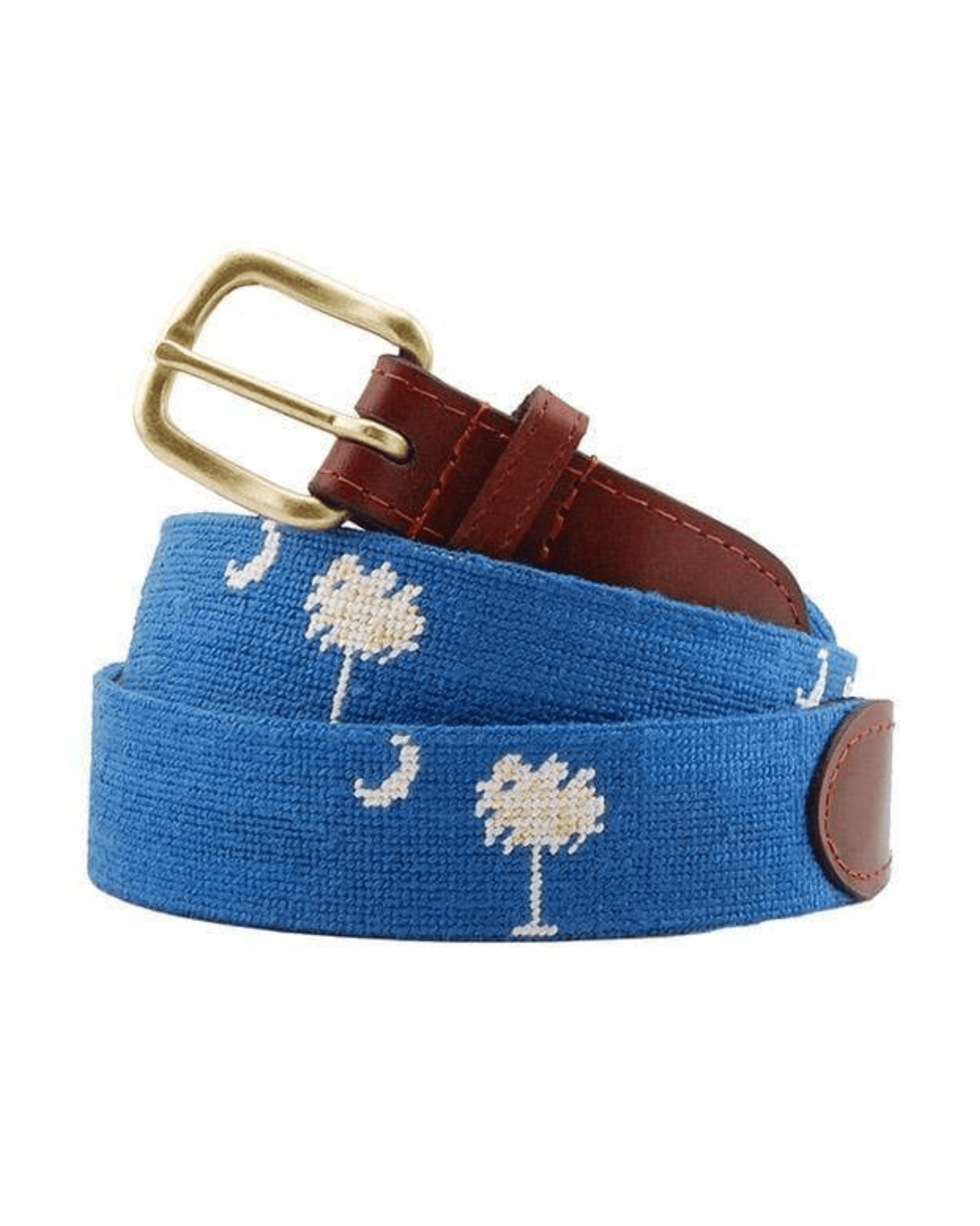 Smathers & Branson South Carolina Flag Needlepoint Belt