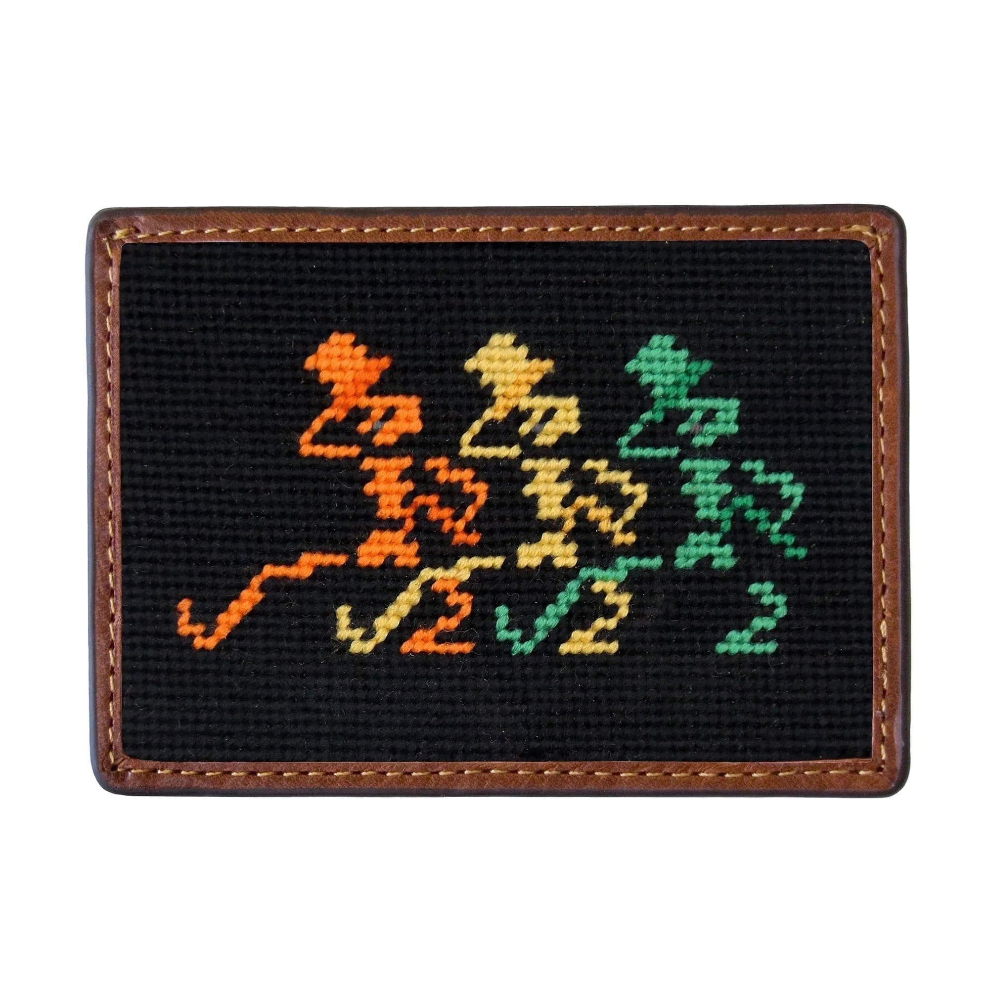 Smathers & Branson Wallets BLACK Grateful Dead Dancing Skeletons Card Wallet