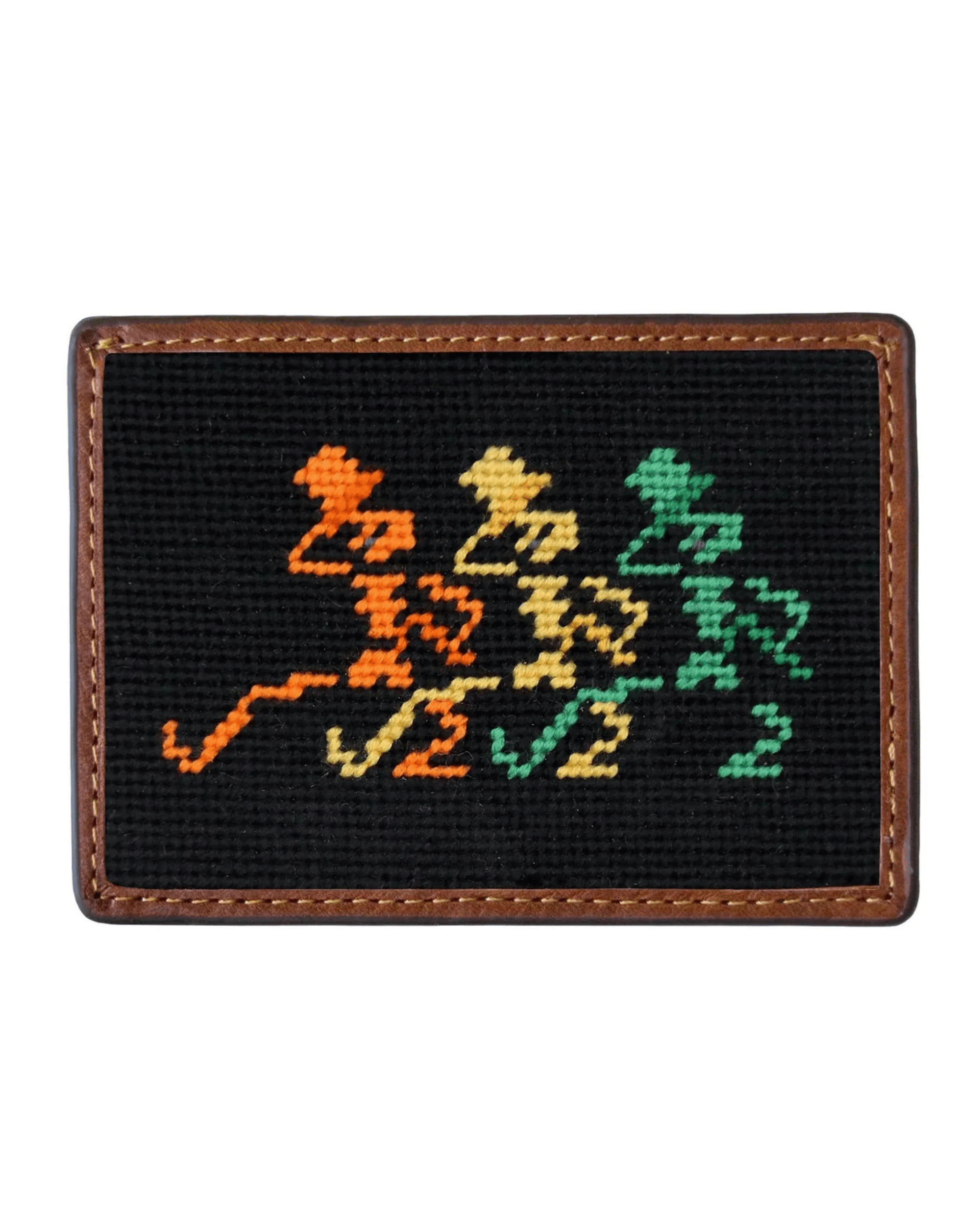 Smathers & Branson Wallets BLACK Grateful Dead Dancing Skeletons Card Wallet
