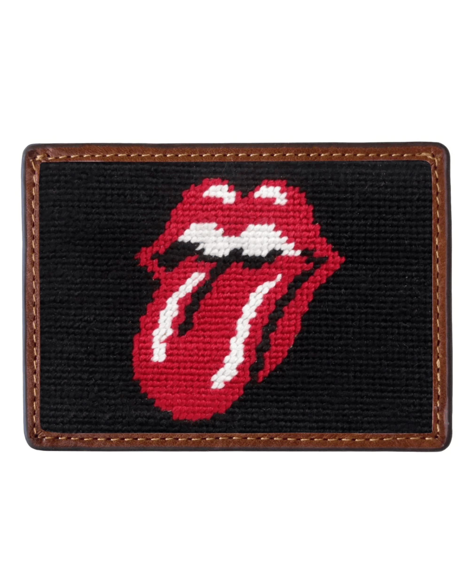 Smathers & Branson Wallets BLACK Rolling Stones Card Wallet (Black)