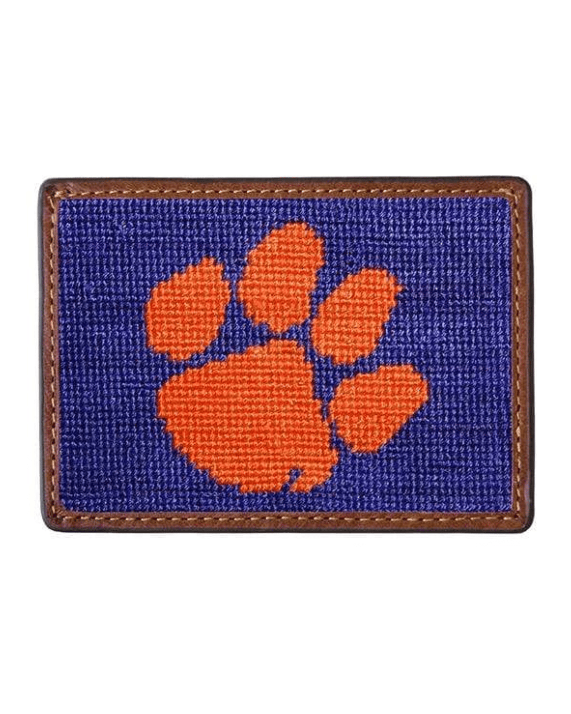 Smathers & Branson Wallets Clemson Needlepoint Card Wallet