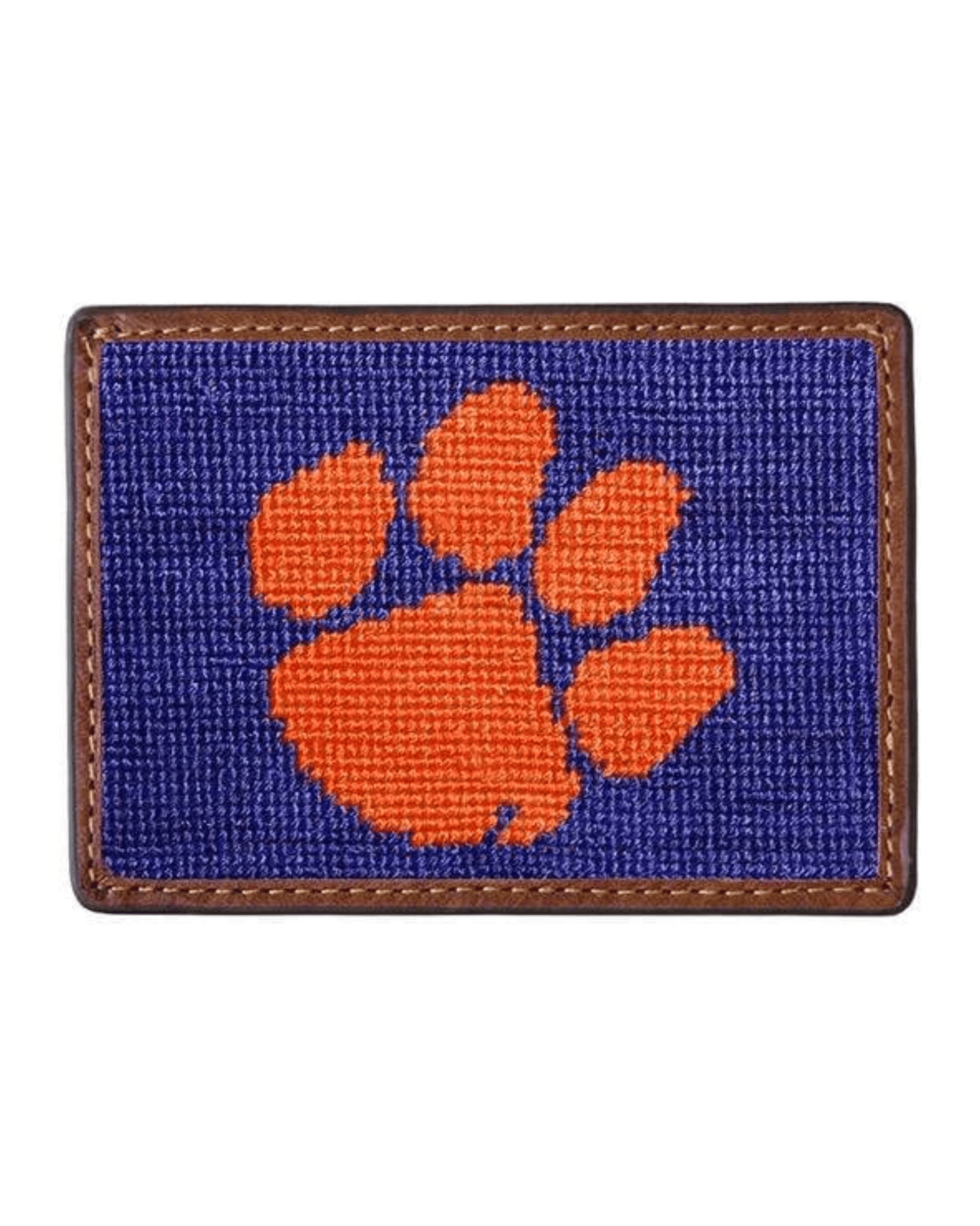 Smathers & Branson Wallets Clemson Needlepoint Card Wallet