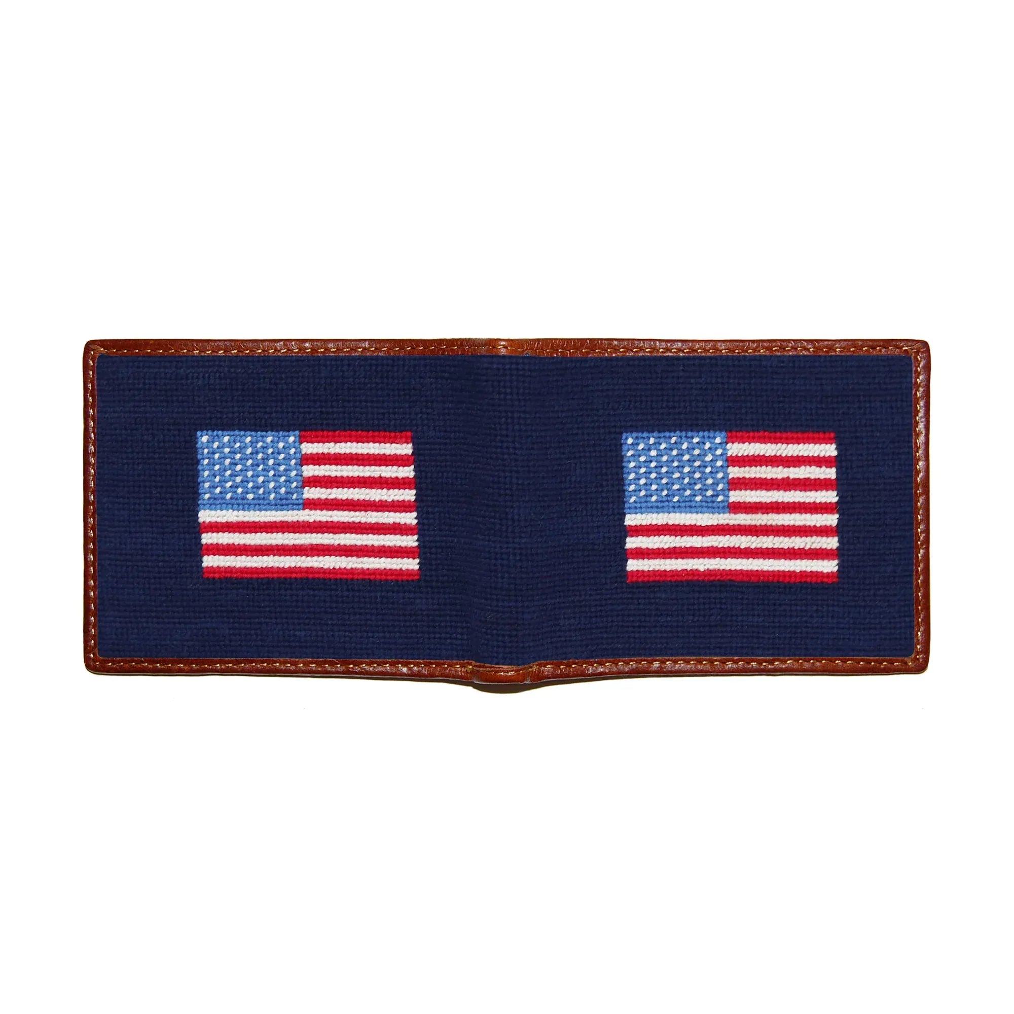 Smathers & Branson Wallets DARK NAVY American Flag Wallet