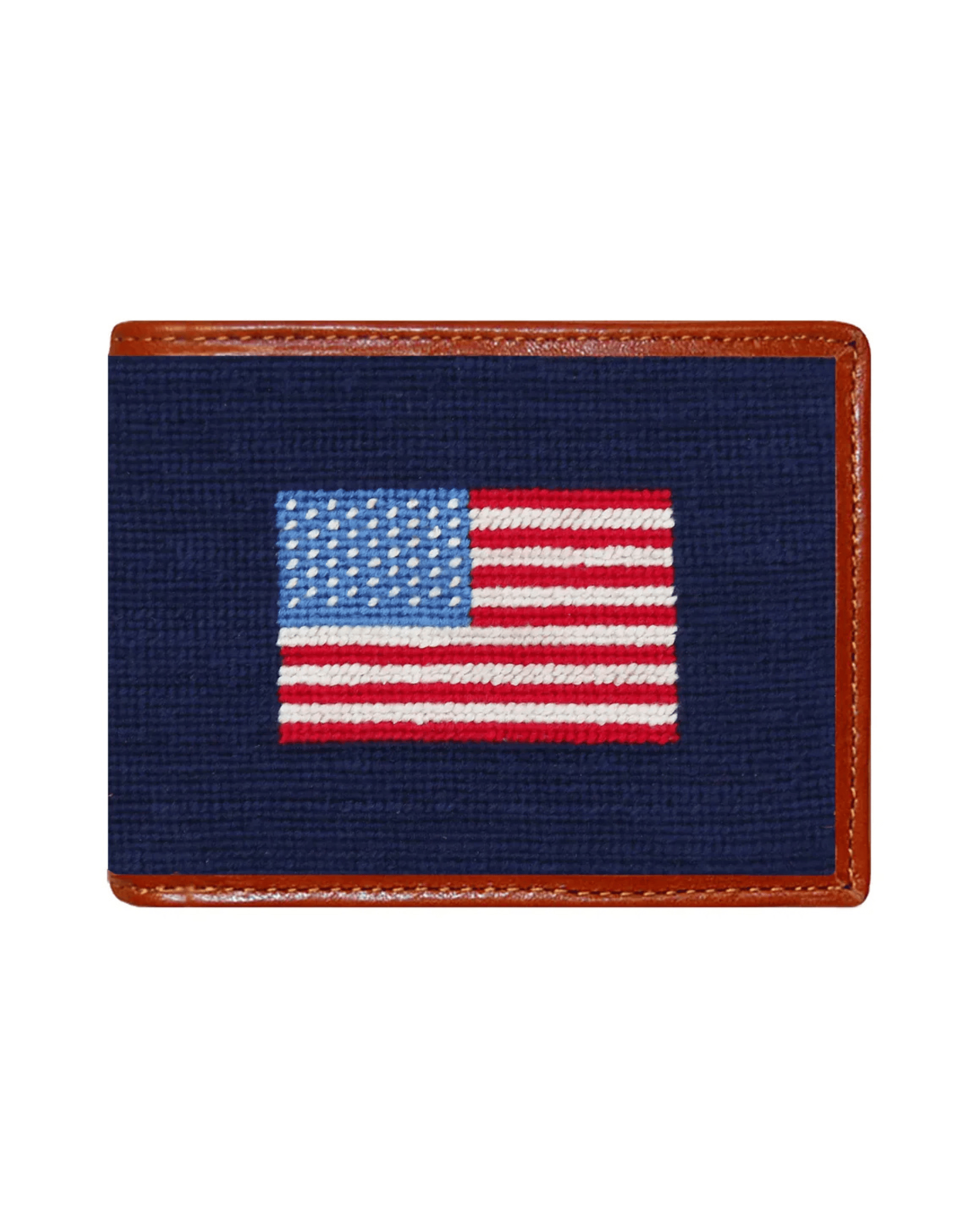 Smathers & Branson Wallets DARK NAVY American Flag Wallet