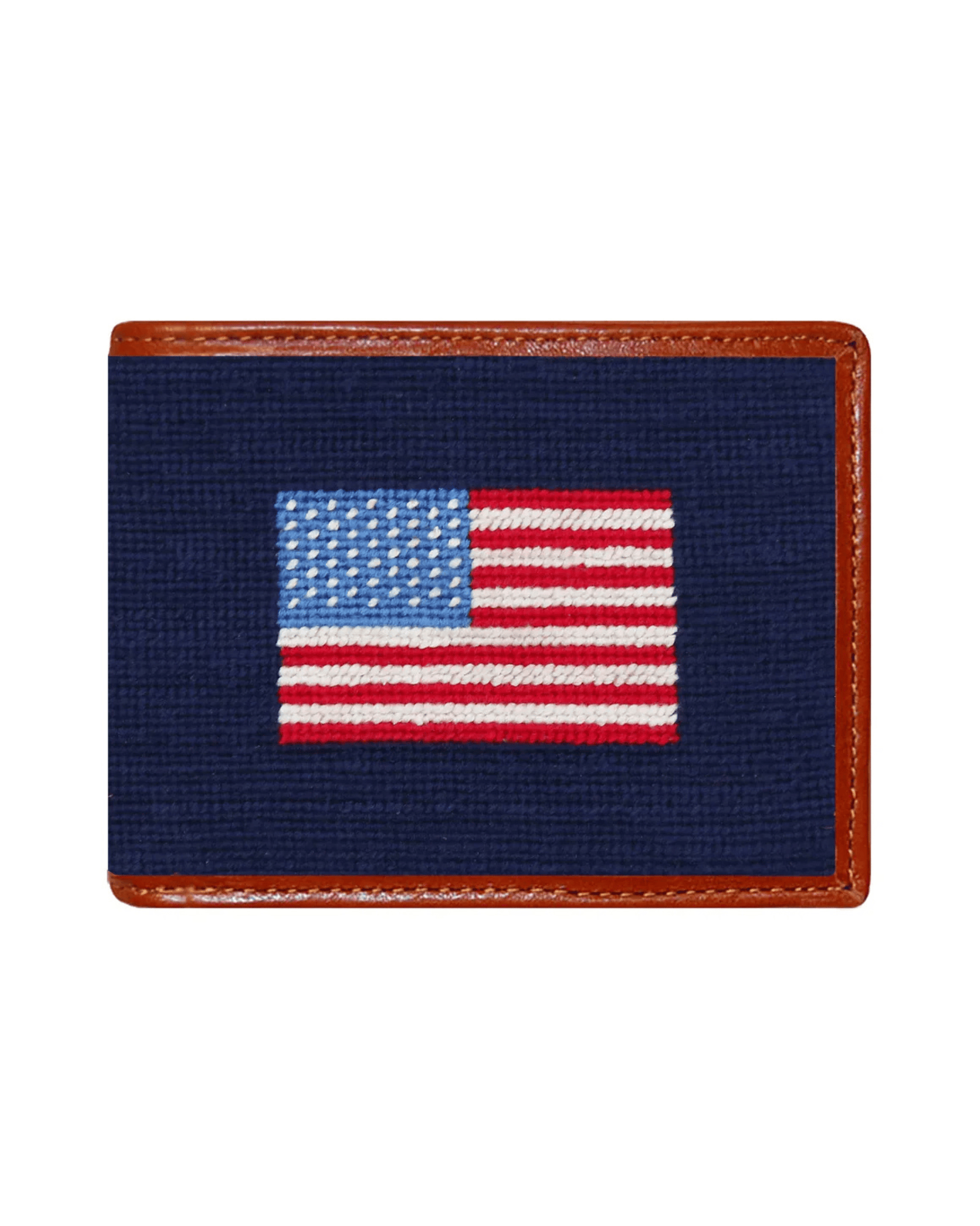 Smathers & Branson Wallets DARK NAVY American Flag Wallet