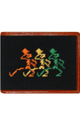 Smathers & Branson Wallets DARK NAVY Grateful Dead Dancing Skeletons Wallet