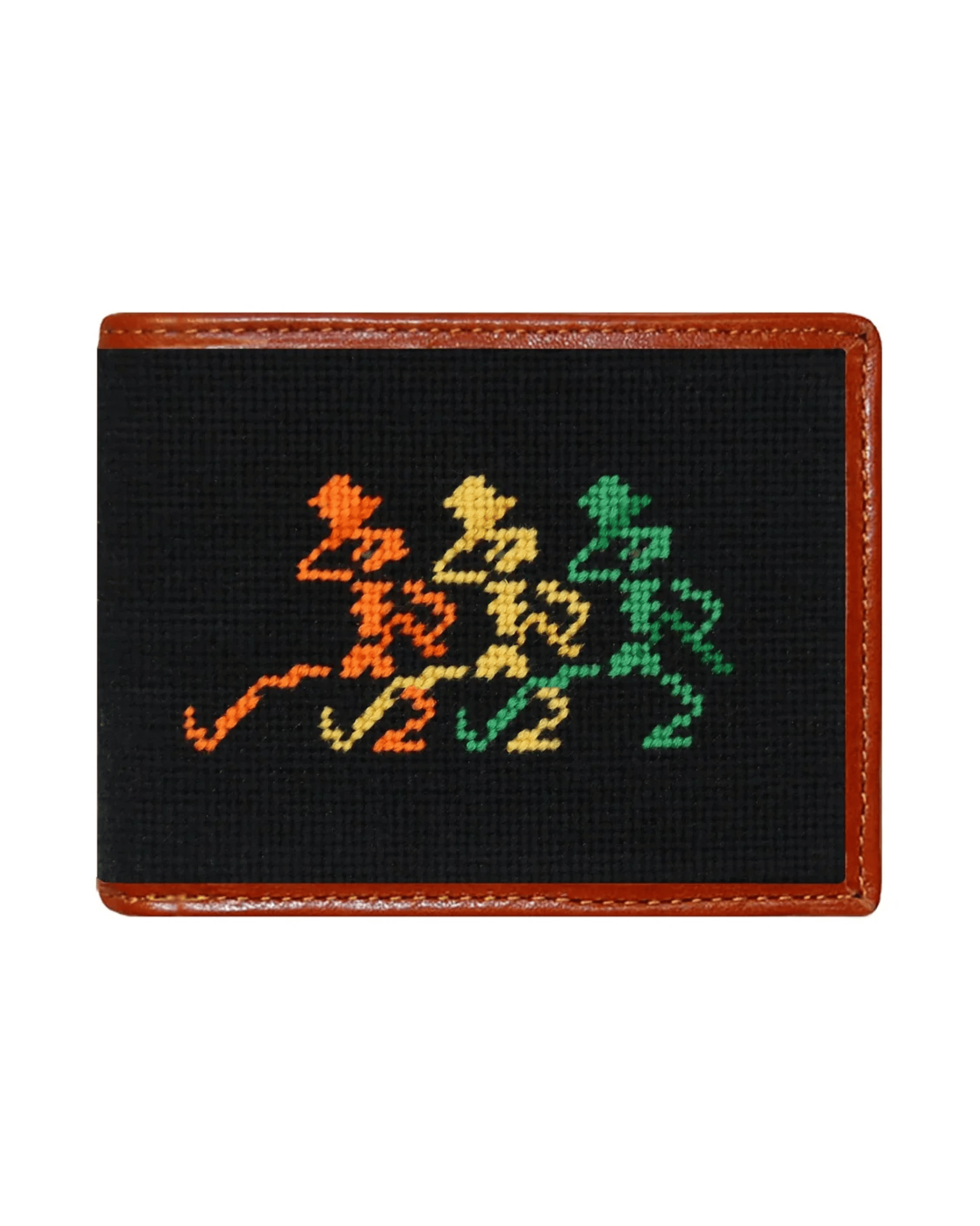 Smathers & Branson Wallets DARK NAVY Grateful Dead Dancing Skeletons Wallet