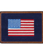 Smathers & Branson Wallets DARK NAVY / NONE American Flag Card Wallet